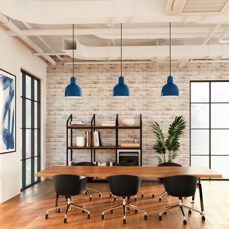 Millennium Lighting Inc R Series Collection 10" Corded RLM Pendant, Navy Blue 1 Millennium Lighting Inc R Series Collection 10" Corded RLM Pendant, Navy Blue