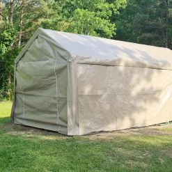 Aleko Products Aleko Heavy Duty Outdoor Canopy Carport Tent, 10'x20', Beige -Ceiling Lighting Shop b271ae4500ca4a39 5056 w800 h800 b0 p0