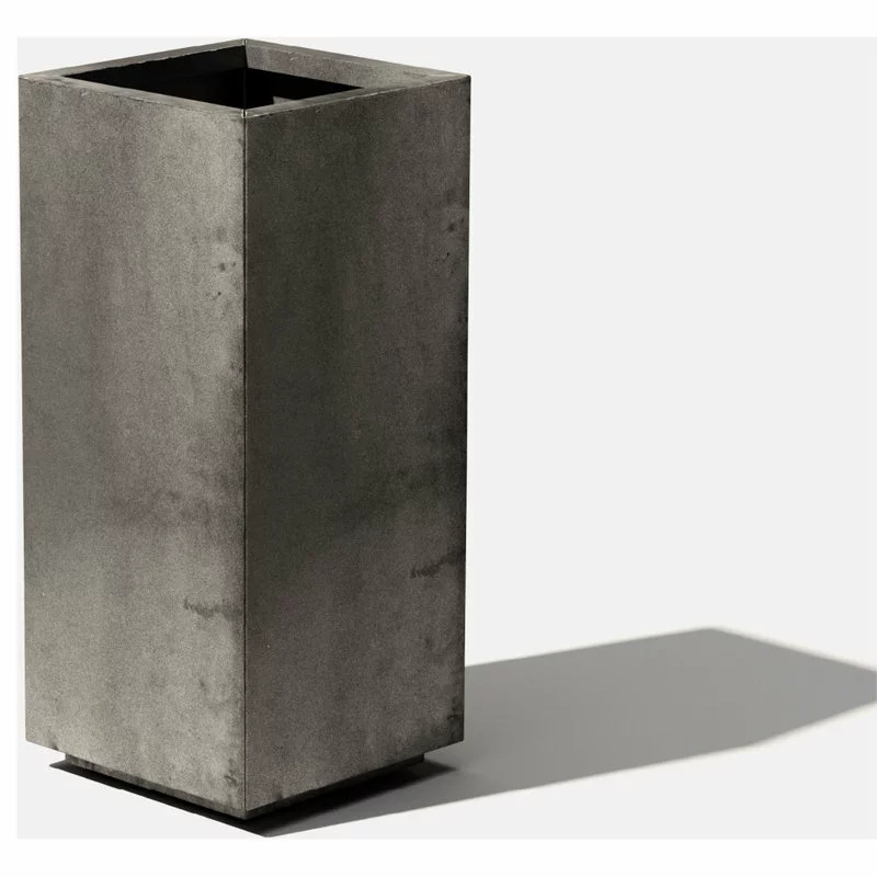 Veradek Metallic Series Corten Steel Pedestal Planter, Short 4 Veradek Metallic Series Corten Steel Pedestal Planter, Short - Image 4