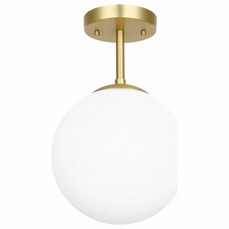 Light Society Aura Globe Ceiling Light, Milk Glass 4 Light Society Aura Globe Ceiling Light, Milk Glass - Image 4