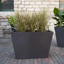 Veradek Pro Series Partition Grooved Planter, 40", Black -Ceiling Lighting Shop b621a9e30d88d172 8675 w800 h800 b0 p0