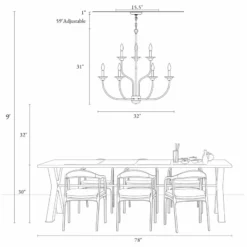 LALUZ 9-Light 2-Tier Modern Farmhouse Matte Black Large Candle Chandeliers -Ceiling Lighting Shop b761892d036b77e2 7777 w800 h800 b1 p0