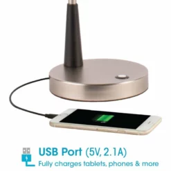 OttLite Technologies OttLite Wellness Series Adjust LED Desk Lamp, Matte Black -Ceiling Lighting Shop b761b1fe0e173b13 8201 w800 h800 b1 p0