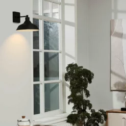 Globe Electric Matte Black Outdoor Indoor Wall Sconce -Ceiling Lighting Shop b7e15c3202cc3e63 2741 w800 h800 b0 p0