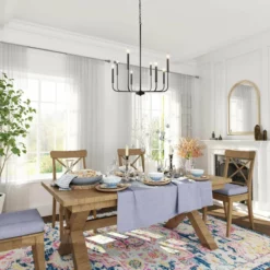 LNC Lighting LNC Forest 8-Light Modern Candle-Style Distressed Rusty Bronze Chandelier 36"H -Ceiling Lighting Shop b851b76b0359f14e 7296 w800 h800 b0 p0