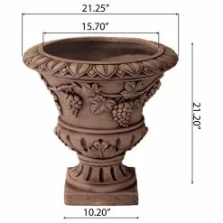 GDFStudio GDF Studio Porta Light Brown Roman Style Urn Planter -Ceiling Lighting Shop b8a1957001ce8330 4188 w800 h800 b1 p0