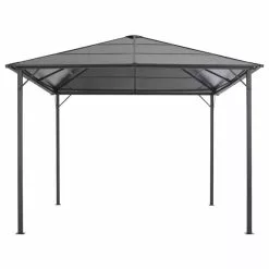 Vida XL International B.V. VidaXL Gazebo With Roof Aluminum Black Outdoor Patio Canopy Shelter Party Tent -Ceiling Lighting Shop b921bcd102600b78 8281 w800 h800 b1 p0