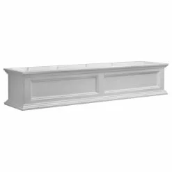 Mayne - Outdoor Products Of Distinction 60"W X 11"D X 10 3/4"H Fairfield Window Planter With Installation Brackets