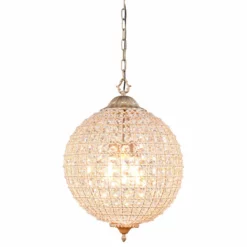Allesandria 3-Light Crystal Chandelier Medium By Kosas Home