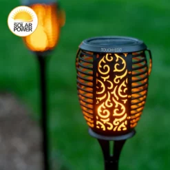 TOE305 Solar LED Dancing Flickering Flame Tiki Torch Light -Ceiling Lighting Shop bb6122650d274fcc 8388 w800 h800 b0 p0