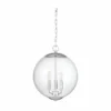 Helmsman Lighting Works 3-Light Pendant, Chrome