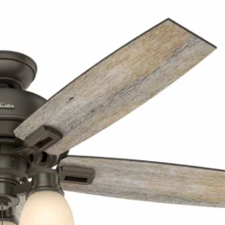Hunter Fan Company 52" Donegan With 3 Lights Onyx Bengal Ceiling Fan With Light 17 Hunter Fan Company 52" Donegan With 3 Lights Onyx Bengal Ceiling Fan With Light -Ceiling Lighting Shop bc11e9280f8fcfd2 7528 w800 h800 b0 p0