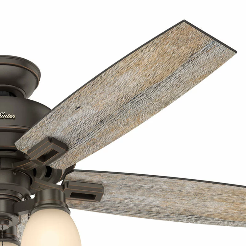 Hunter Fan Company 52" Donegan With 3 Lights Onyx Bengal Ceiling Fan With Light 7 Hunter Fan Company 52" Donegan With 3 Lights Onyx Bengal Ceiling Fan With Light - Image 7