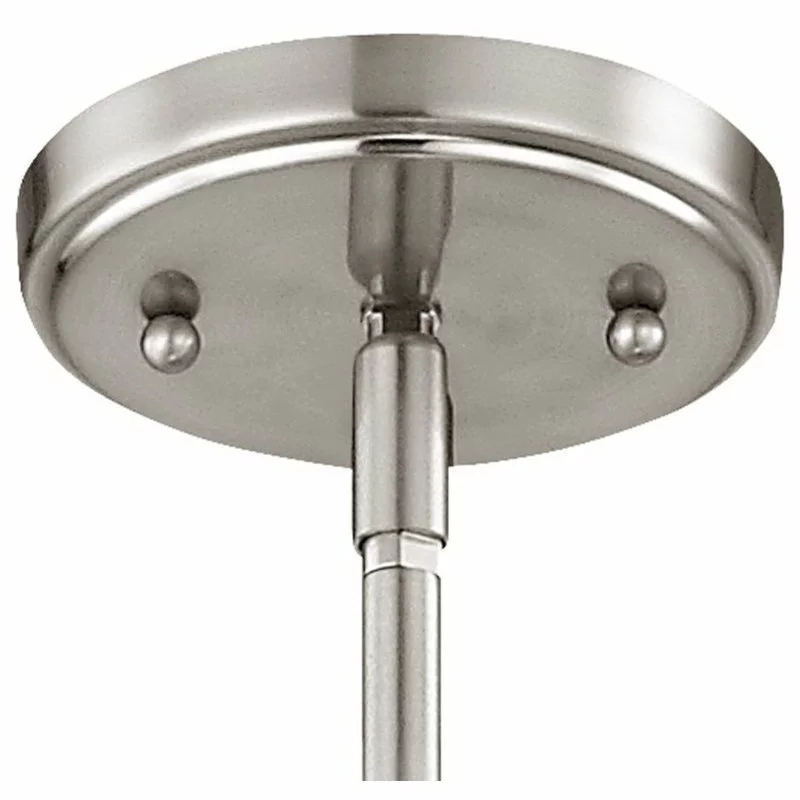 Destination Lighting Industrial Pendant Light Black And Satin Nickel 13.38-Inch Wide 3 Destination Lighting Industrial Pendant Light Black And Satin Nickel 13.38-Inch Wide - Image 3