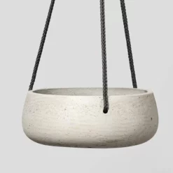 Serene Spaces Living Dark Gray Round Cement Hanging Planter, Large -Ceiling Lighting Shop bcb1c8bf0e986161 3191 w800 h800 b0 p0