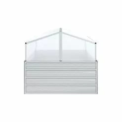 Vida XL International B.V. VidaXL Garden Raised Bed With Greenhouse Silver Outdoor Planter Flower Box 12 Vida XL International B.V. VidaXL Garden Raised Bed With Greenhouse Silver Outdoor Planter Flower Box -Ceiling Lighting Shop bd1101210311cb45 8878 w800 h800 b1 p0