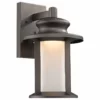 CHLOE Lighting, Inc. Owen Led Rubbed Bronze Outdoor Wall Sconce 14"