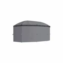 Vida XL International B.V. VidaXL Gazebo With Curtains 204.7"x137.4"x100.4" Anthracite Garden Canopy -Ceiling Lighting Shop be51845a032ac43b 2945 w800 h800 b1 p0