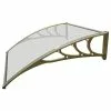Denmir Door And Window Awning Solid, Clear