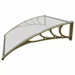 Denmir Door And Window Awning Solid, Clear