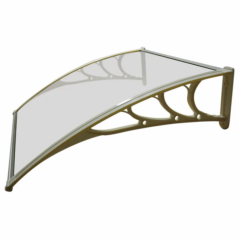 Denmir Door And Window Awning Solid, Clear 1 Denmir Door And Window Awning Solid, Clear