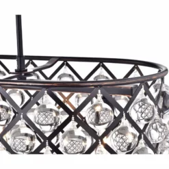 Edvivi Lighting Azha 5-Light Oil Rubbed Bronze Oval Chandelier With Crystal Spheres 7 Edvivi Lighting Azha 5-Light Oil Rubbed Bronze Oval Chandelier With Crystal Spheres -Ceiling Lighting Shop c0115611080948df 6945 w800 h800 b0 p0