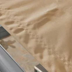 GDFStudio GDF Studio Poppy Outdoor 11.5'x11.5' Modern Gazebo Canopy, Beige -Ceiling Lighting Shop c091fd0d01d5619c 4329 w800 h800 b0 p0