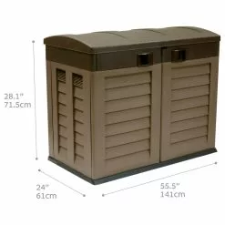 Starplast Heavy Duty Garden Shed, Mocha/Brown -Ceiling Lighting Shop c0e145df01f02ee3 8031 w800 h800 b1 p0