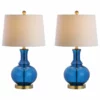 JONATHAN Y Lavelle 25" Glass Table Lamp, Set Of 2
