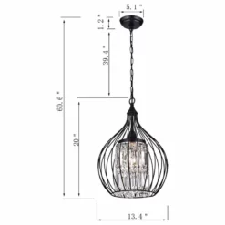 Greenville Signature Acatia 3-Light Black Foyer Pendant -Ceiling Lighting Shop c1e1ef8402894eeb 6170 w800 h800 b1 p0