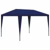 Vida XL International B.V. VidaXL Party Tent 10'x10' Blue Garden Canopy Wedding Gazebo Pavilion Cater