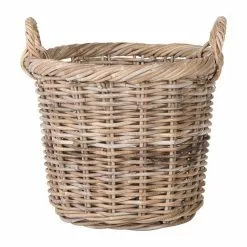 KOUBOO Kobo Rattan Round Basket And Planter, Gray-Brown -Ceiling Lighting Shop c2e15e3c0de98877 0651 w800 h800 b1 p0