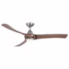 Wind River Ceiling Fans Droid LED Nickel Walnut Ceiling Fan