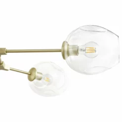 Light Society Trident 5-Light Chandelier, Brass/Clear -Ceiling Lighting Shop c5b1b93b00dc594b 8335 w800 h800 b1 p0