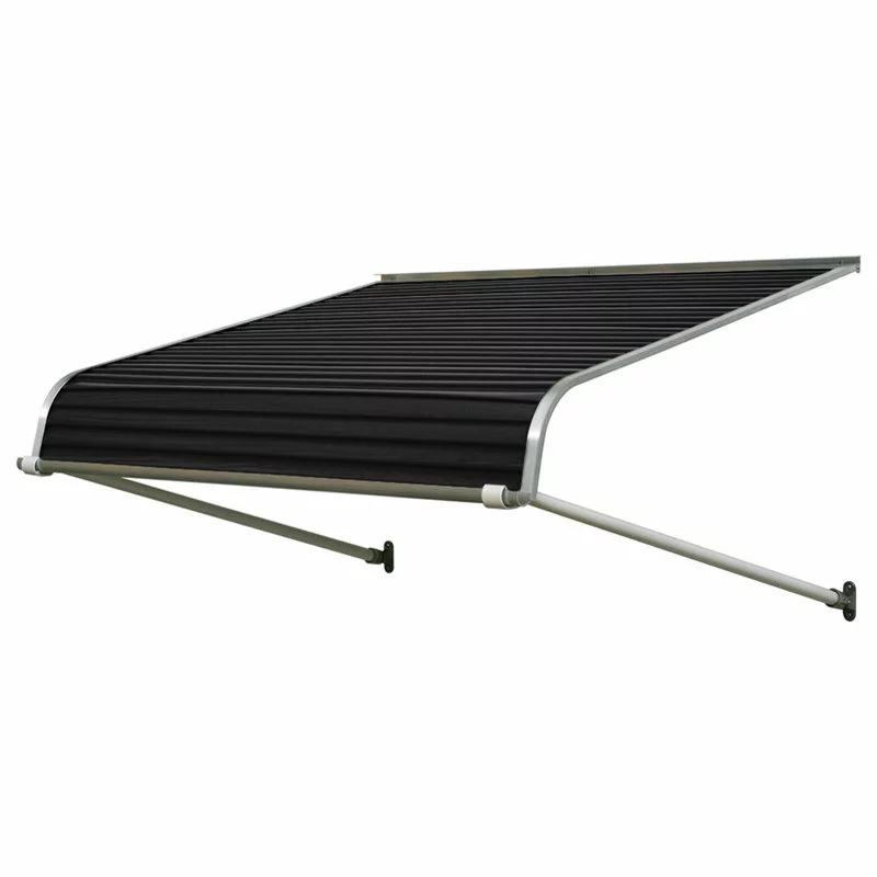 NuImage Awnings 1100 Series Aluminum Door Canopy 66"x48" Projection, Black 1 NuImage Awnings 1100 Series Aluminum Door Canopy 66"x48" Projection, Black