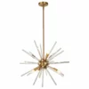 OVE Decors Harbin Bronze Finish LED Integrated Chandelier