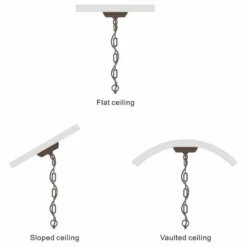 LNC Lighting LNC Forest 8-Light Modern Candle-Style Distressed Rusty Bronze Chandelier 36"H -Ceiling Lighting Shop cb01c3550359f143 7296 w800 h800 b1 p0