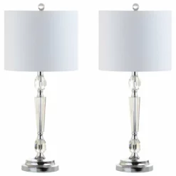 JONATHAN Y Victoria 27" Crystal Table Lamp, Set Of 2, Clear -Ceiling Lighting Shop cb2186650387be5e 0753 w800 h800 b1 p0