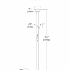 Dainolite Ltd. Mother And Son Floor Lamp, Matte Black -Ceiling Lighting Shop cb513f56014a522e 5719 w800 h800 b0 p0