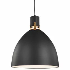 Feiss 1-Light LED Pendant, Matte Black