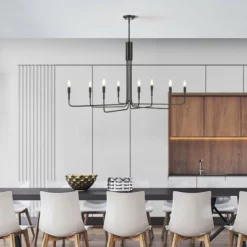 Light Society Eduardo 8-Light Chandelier, Black -Ceiling Lighting Shop ccd1feb200d2b51c 5722 w800 h800 b0 p0