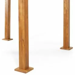 GDFStudio Dorain Outdoor 10'x10' Acacia Wood Pergola, Teak -Ceiling Lighting Shop cce1e86d01729b58 7754 w800 h800 b1 p0