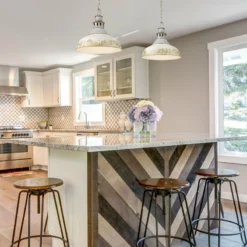 Golden Lighting Kinsley Large Pendant, Aged Galvanized Steel With Antique Ivory Shade -Ceiling Lighting Shop ce211cee01730d2d 5118 w800 h800 b0 p0