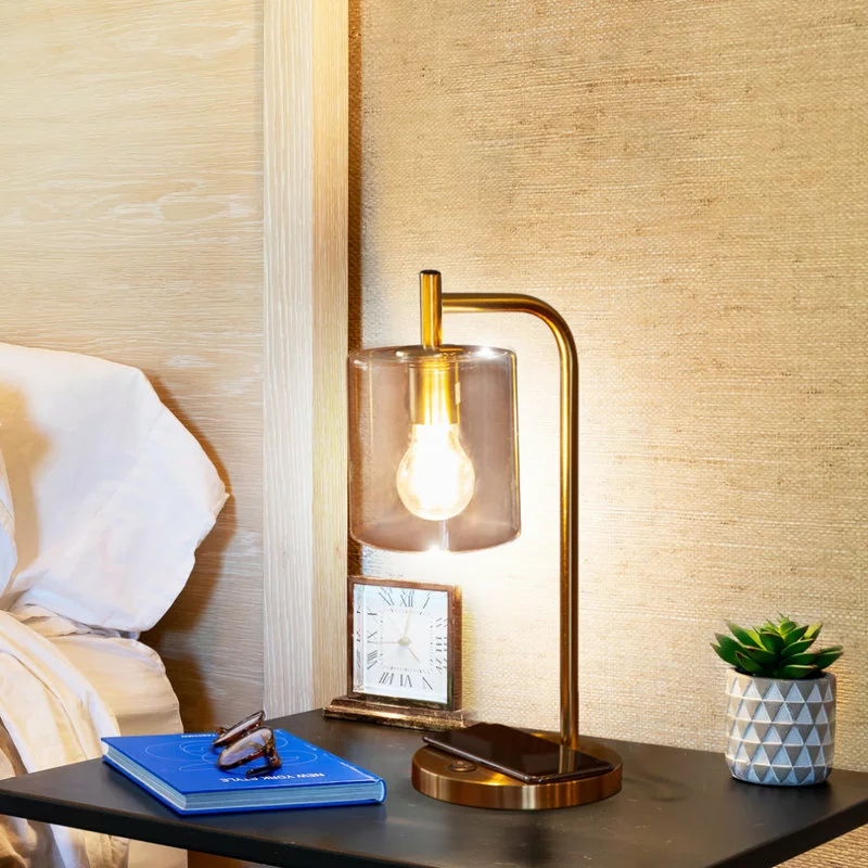 Brightech Elizabeth LED Desk Lamp With Wireless Charging Pad And USB Port 3 Brightech Elizabeth LED Desk Lamp With Wireless Charging Pad And USB Port - Image 3