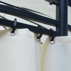 Vida XL International B.V. VidaXL Garden Gazebo Outdoor Party Tent With Roof Canopy Curtains Cream White -Ceiling Lighting Shop cf117dfc0a37a725 4911 w800 h800 b0 p0