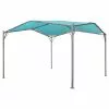 GDFStudio GDF Studio Poppy Outdoor 11.5'x11.5' Modern Gazebo Canopy, Teal