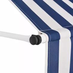 Vida XL International B.V. VidaXL Manual Retractable Awning 137.8" Blue And White Stripes Canopy Shelter 7 Vida XL International B.V. VidaXL Manual Retractable Awning 137.8" Blue And White Stripes Canopy Shelter -Ceiling Lighting Shop d0014ba60c012f75 5025 w800 h800 b0 p0