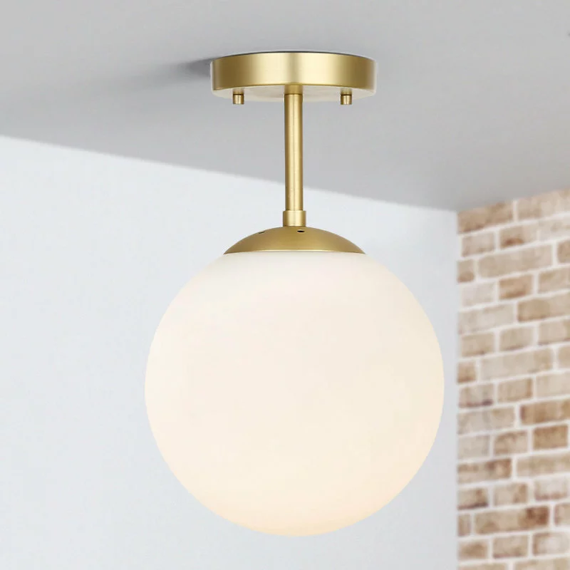 Light Society Aura Globe Ceiling Light, Milk Glass 10 Light Society Aura Globe Ceiling Light, Milk Glass - Image 10