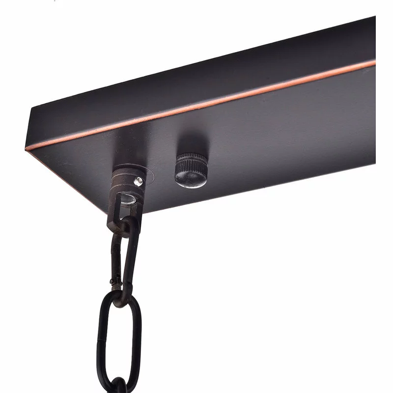 Edvivi Lighting Azha 5-Light Oil Rubbed Bronze Oval Chandelier With Crystal Spheres 4 Edvivi Lighting Azha 5-Light Oil Rubbed Bronze Oval Chandelier With Crystal Spheres - Image 4