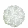 Akari Lanterns Deluxe Rounds Pendant Light Fixture, LED Bulb, Cool White Glow